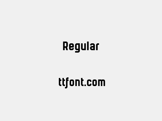 Regular 在线预览-免费下载 - 天天字体